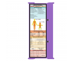 WhiteCoat Clipboard® Trifold - Lilac Flight Medic Edition